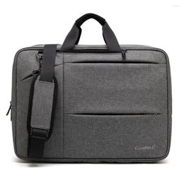 Briefcases Coolbell Briefcase For Men 17.3" Laptop Business Shoulder Bag Fashion Crossbody Messenger Bags Waterproof Back Belt 2023