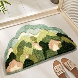 Carpets Bathroom Floor Mats Water Absorbent Cartoon Flower Shape Soft Quick-Drying Carpet For Ultimate Comfort