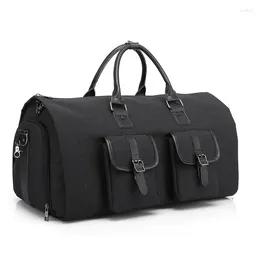 Outdoor Bags Business Travel Duffel Bag Men Large Capacity Luggage Handbag Shoes Pocket Multifunction Waterproof Suit Storage Foldable