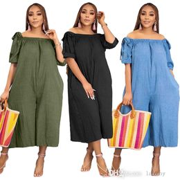 2023 Plus Size S-3XL Womens Clothing Summer Dress Sexy Off Shoulder Bow Short Maxi Dress Elegant Party Dresses For Woman