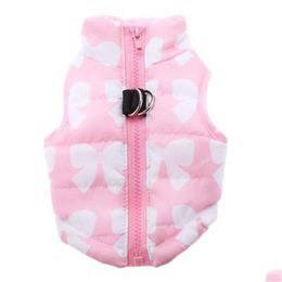 Dog Apparel Waterproof Warm Dog Apparel Clothing Cat Coat Jacket Winter Puppy Pet Clothes For Dogs Vest Costume Drop Delivery Home Gar Dhdib