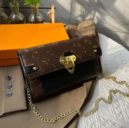 Light Luxury Brands Vintage Print Dionysian Cross-Body Bag Women's New Contrast Colour Chain Small Square Bags Top Quality