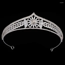Hair Clips Crown HADIYANA Bridal Wedding Headdress Accessories Jewellery Women's Anniversary Party BCY6003