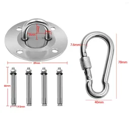 Accessories Wall Mount Hammock Hanging Kit Stainless Steel Anchor Suspension Equipment Hook For Aerial Gym Ceiling