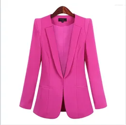 Women's Suits 2023 Autumn And Winter Product Commuting Slim Fit Black Blue Small Suit Coat For Women