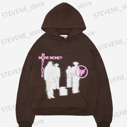 Men's Hoodies Sweatshirts Y2k Hoodie Sweatshirt Streetwear Harajuku Hip Hop Graphic Print Oversized Pullover Hooded Sweatshirt Men Women New Gothic Tops T231121