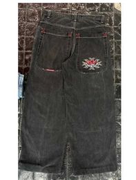 JNCO Baggy Jeans Hip Hop Rock Embroidery Pattern Men Women 2023 New Fashion Streetwear Retro Harajuku High Waist Wide Leg Jeans b9