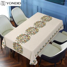 Table Cloth YOMDID Rectangle Tablecloth Waterproof Wedding Christmas Baby Shower Birthday Events Banquet Decor Home Dining