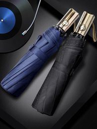 Umbrellas Folding Windproof Umbrella Automatic Outdoor Black Coating Inverted Paraguas Rain Gear