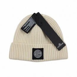 unisex Winter ISLAND Sports Hat Ribbed Knit Cotton Beanies Street Hip Hop Keep Warm Knitted Caps JC03 N8Bl#