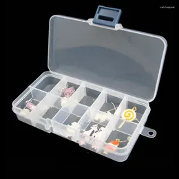 Jewelry Pouches 10 Slot Adjustable Rings Box Case Beads Craft Organizer Storage D88