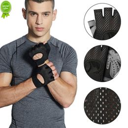 Motorcycle Riding Gloves Summer Breathable Anti-Slip Men Half Finger Training Sports Gloves Women Gym Yoga Fitness Gloves