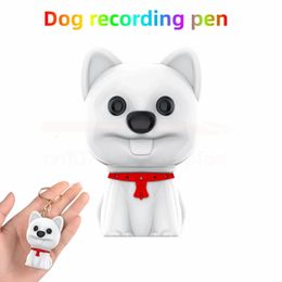 Digital Voice Recorder Mini Dog Portable Hang Pendant Safe MP3 Player Smart Sound Activated Audio Recouder 231117