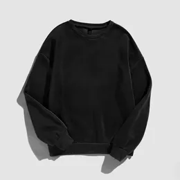 Women's Hoodies Autumn Pullover Sweatshirts Oversize Women O Neck Loose Long Sleeve Top Solid Oversized Black Sweatshirt For 2023