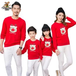 Family Matching Outfits Family Clothing Christmas Deer Kid shirts Mommy and Me Clothes Mother Daughter Father Baby Rompers Family Matching Outfits 231120