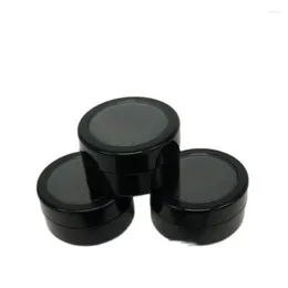 Storage Bottles 5G 10G 100pcs/lot DIY Empty Clear/ Black Loose Powder Case With Sifter Mini Plastic Cosmetic Container Puff