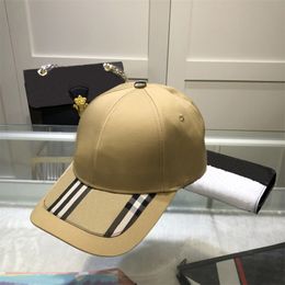 Summer Luxury Classic Baseball Caps Black Men Ball Cap Designer Womens Peaked Hat Plaid Fashion Sun Bucket Hats Outdoor Mens Wear 2304214BF