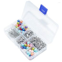 Party Decoration 50pcs Angel Keychain Rings For Crafts Include Key With Beads DIY Jewelry Making Accessories Adult Kid