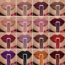 Lip Gloss Nude Liquid Lipsticks Waterproof Velvet Matte Long Lasting Non-stick Cup Tint Makeup Pigment Cosmetics