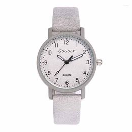 Wristwatches 2023 Fashion Women Watch Ladies Leather Watches Quartz Clock Gifts Drop Zegarek Damski Montre