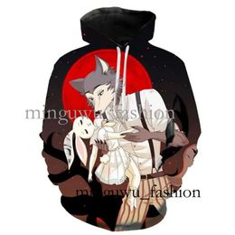 Anime Beastars 3D Print Hoodies Men Women Casual Fashion Hooded Sweatshirt Hip Hop Pullover Hoodie Wolf Rabbit Tops Coat Clothes Y0816 263 437