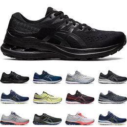 Designer Running Shoes Mens Mulheres Asic Preto Francês Trovão Azul Transportador Cinza Brilho Amarelo Treinadores Esportes Sapatilhas