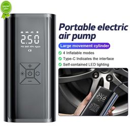 6000mAh Tire Inflator Pump Dual display Car Portable Air Compressor Pump 150 PSI Car Air Compressor for Auto Car Motorcycles Bic