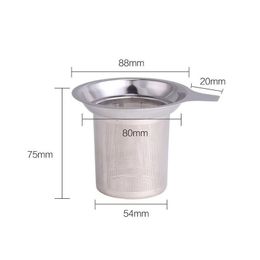Tea Strainers High Quality New Arrive Stainless Steel Mesh Infuser Reusable Strainer Loose Leaf Philtre Wholesale Lx1811 Drop Deliver Dhf4A