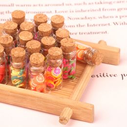 mini Food Jar Glass Bottle Dollhouse toy Mini Fruit Candy Snack Model for 1:12 1:6 Doll House Accessories for Girls Kids Boys