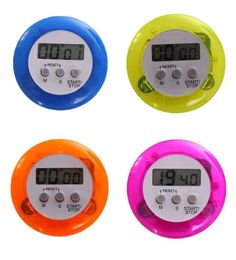 Novelty Digital Kitchen Timer Kitchen Helper Mini Digital LCD Kök Räkna ner Clip Timer Alarm