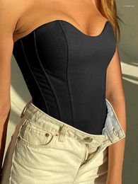 Belts 2023 Women's Wear Cropped Solid Corset Insgoth Top Basic Slim Fitted Vintage Female Girdle Belt Body Shaper Underbus