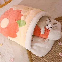 kennels pens Home>Product Center>Japan Warm Cat Bed>Cat Sleeping Bag>Deep Sleep>Winter Dog House Nest Mat 231120