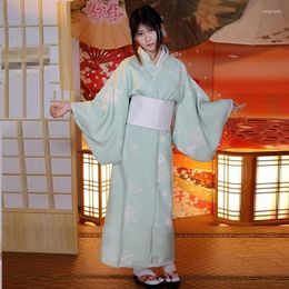 Ethnic Clothing Kimono Yukata Women Japanese Traditional Dress Kimonos Costume Geisha Cosplay Female Obi FF3284