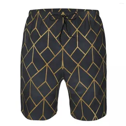 Men's Shorts Mens Quick-drying Beachwear Geometric Swimsuit Men 2023 Bathing Suit Summer Swimwear