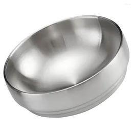 Bowls Containers Korean Cold Noodle Bowl Metal Mixing Stainless Steel Serving