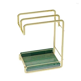 Kitchen Storage Stand Wall Mounted Metal Drainer Rack For Home Sink Rag Sponge Towel Bathroom