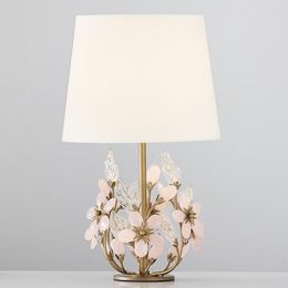 Table Lamps Luxury Children's Room Flower Lamp High-end Exquisite Bedroom Princess Petal Warm Beautiful Girls Lightings