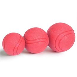 Dog Toys & Chews Dog Toys For Small Large Red Rubber Molar Teeth Bite Train Solid Bite-Resistant Elastic Non-Toxic Odourless Pet Ball T Dhqbz