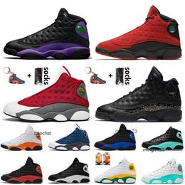 2023 Top Quality Men Women Jumpman 13 13s Casual Shoes Gold Glitter Court Purple Sneakers Red Flint Reverse Bred Hyper Royal Trainers Size