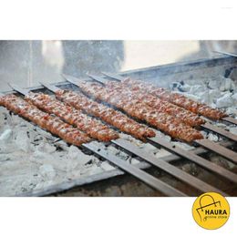 Tools Adana Kebab Doner Minced Iron Galvanised Skewers 50 Cm Kitchen Barbecue Grill Shish Quality Product Partial