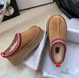 Winter Classic Ultra Mini Boots Comfort Snow Boot Platform Women Men Fur Slipper Sheepskin retro fallow warm Sand Mustard Seed Beige Australian Ankle