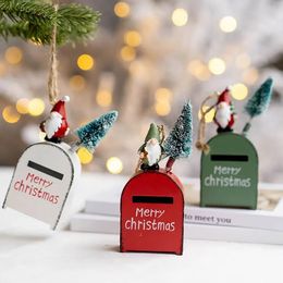Christmas Decorations Hanging Email Santa Claus Tree Decoration Pendant Home Holiday Celebration Party Supplies Gifts 231121