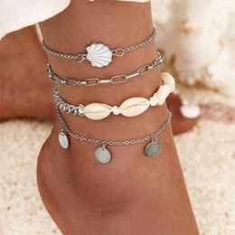 Anklets Bohemian Eye-catching Beach Jewelry Versatile Pearl Anklet Boho Chic Trending Trendy Summer Accessory Tassel Unique