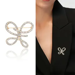 Brooches Rhinestone Butterfly Women's Alloy Pins Fashion Animal Badges Luxury Designer Jewelry For Birthday Wedding Gifts