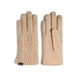 Five Fingers Gloves Ladies Cashmere Warm Gloves Touch Screen Winter Outdoor Cold-Resistant Knitted Wool Gloves Plus Velvet Padded Gloves 231120