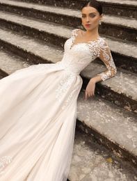Перспективное легкое свадебное платье Лес 2023, новинка весны 2023, кружевное платье для невесты с u-образным воротником, для путешествий, с маленьким хвостом, мягкая марля для похудения