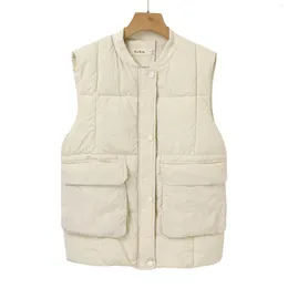 Women's Vests Autumn Winter Fashionable Lightweight Vest Cotton Warm For Women Large Versatile Coat Japanese