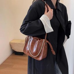 Evening Bags Vintage Style Women Luxury Chain Design Crossbody Shoulder Lady Woman Totes Purse Handbag Messenger Hobo Briefcase Bag