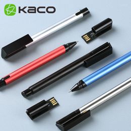 Jinghao KACO CYBER Series Multifunction Rollerball Pen With 16G USB Clip Fashion Portable Ballpoint For Office Supplies