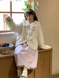 Women's Fur Korean Style Autumn Winter Imitation Outerwear Women Short Young Lamb Wool Jacket Coat